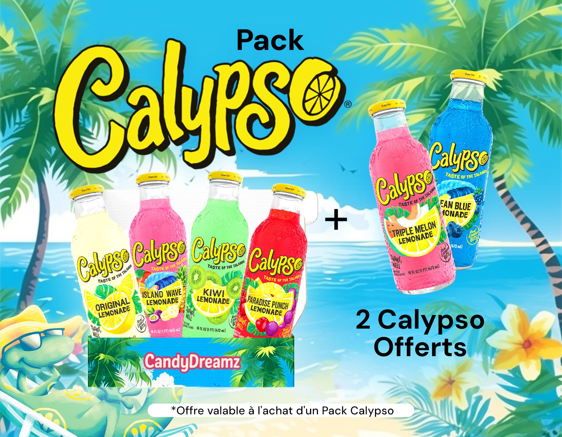 Pack Calypso (4+2 offerts)