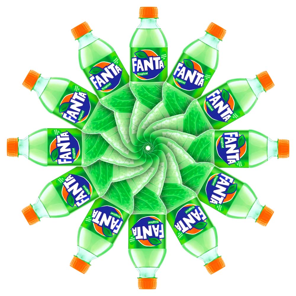 Fanta Bottle Tropical